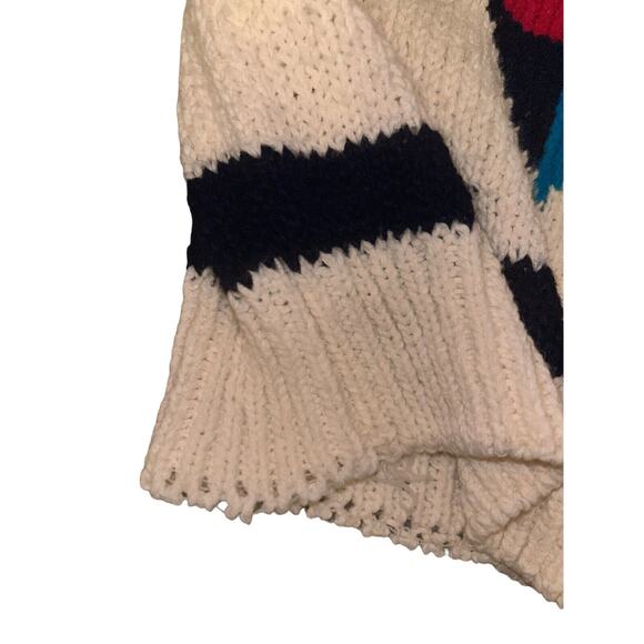Vintage Design Directions SWEATER Size Large- Vintage‎ Bright Colors Shapes - Picture 3 of 8